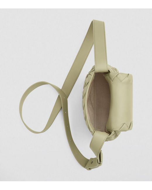 Bottega Veneta Green Mini Lambskin Cobble Cross-body Bag for men