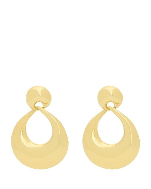 Saint Laurent Metallic Knocker Earrings