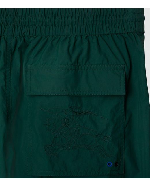 Burberry Green Nylon Cargo Trousers for men