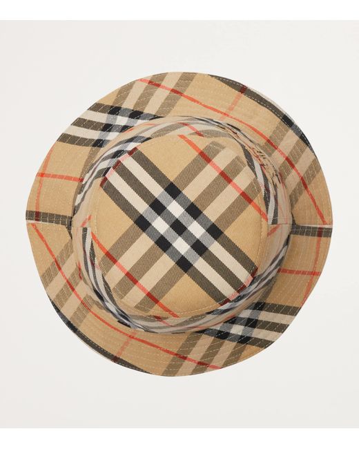 Burberry Natural Check Ekd Bucket Hat for men
