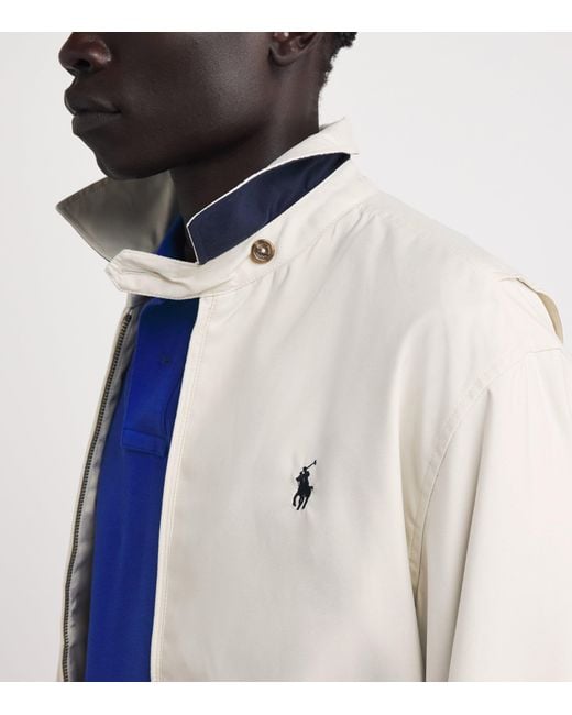 Polo Ralph Lauren White Lined Polo Pony Jacket for men