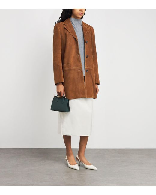 House of Dagmar Brown Suede Jacket