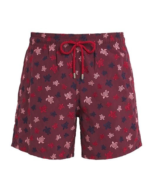 Vilebrequin Embroidered Turtle Mistral Swim Shorts for men