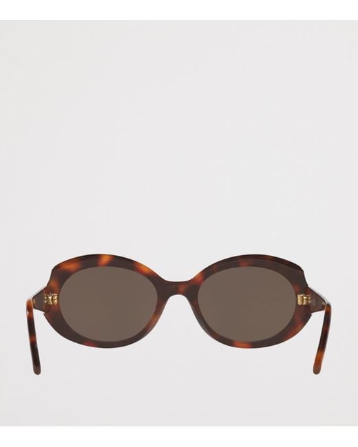 Loewe Brown Mini Oval Sunglasses