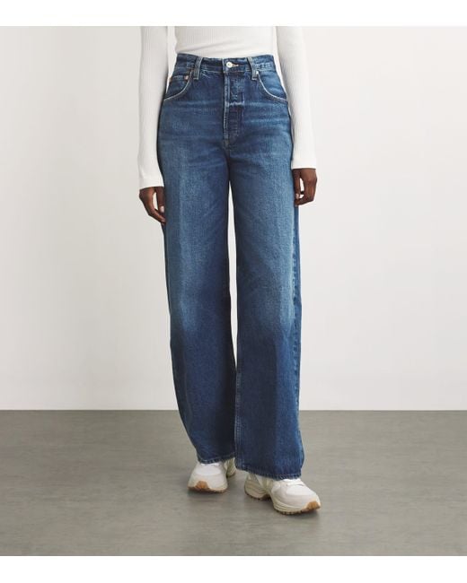 Citizens of Humanity Blue The Ayla Baggy Jeans