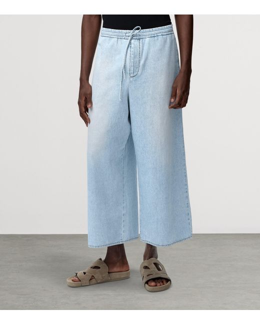 Loewe Blue X Paula's Ibiza Denim Drawstring Trousers for men