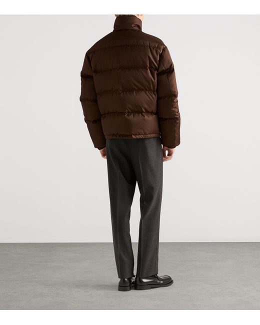 Prada Brown Cacao-Coloured Down Jacket for men