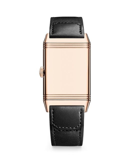 Jaeger-lecoultre Black Rose Reverso Tribute Small Seconds Watch for men