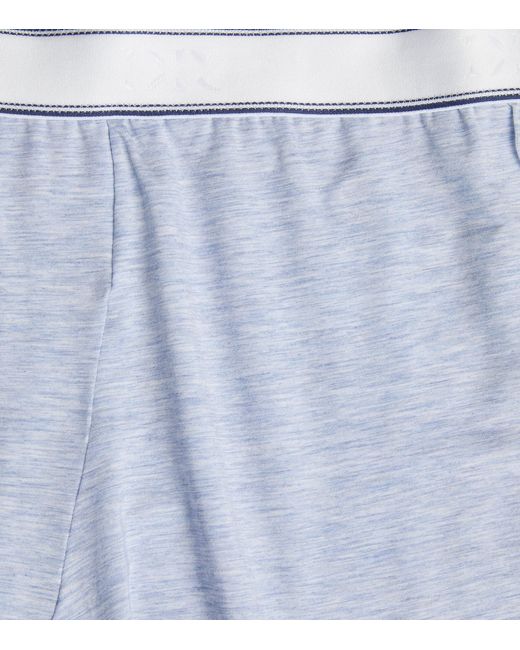 Derek Rose Blue Micro Modal Trunks for men