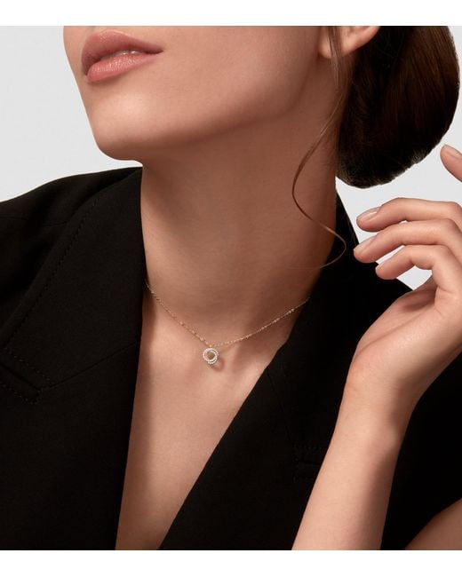 Cartier Natural Mixed And Diamond Trinity Necklace