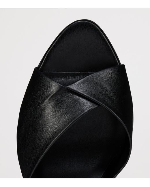 Christian Louboutin Black Fanny Slide Nappa Leather Mules 85