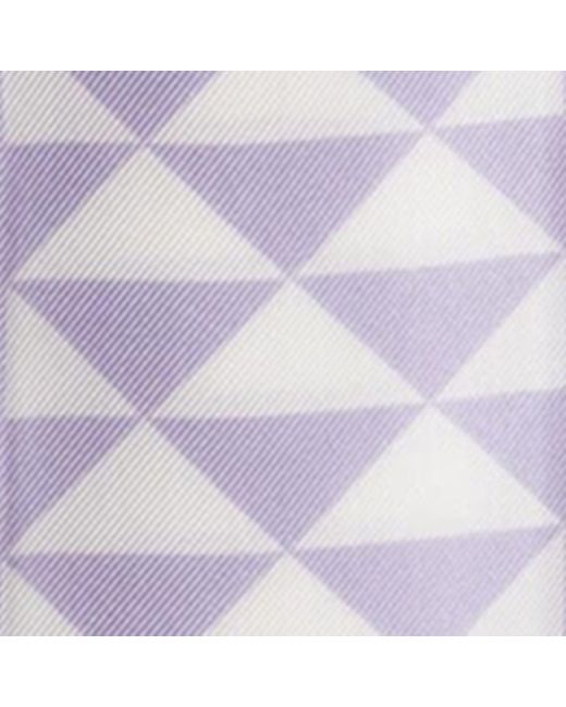 Prada Purple Silk Triangle Twilly