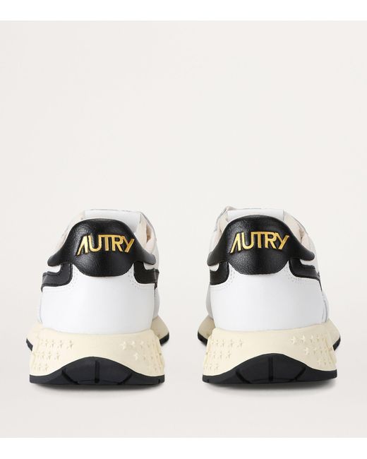 Autry White Leather Reelwind Sneakers for men