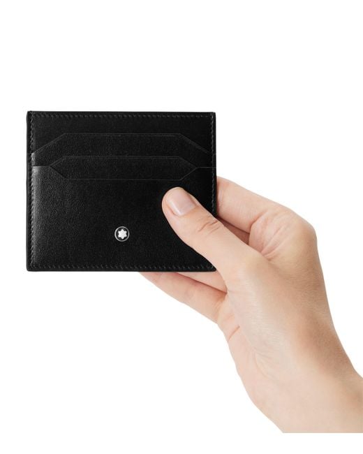 Montblanc Black Meisterstück 6Cc Card Holder for men