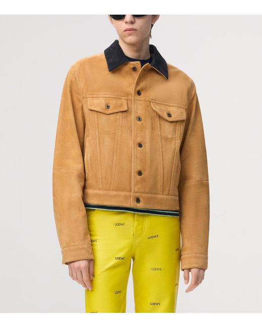 Loewe Metallic Suede Jacket for men