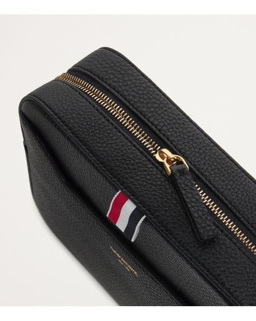 Thom Browne Black Small Camera Bag for men