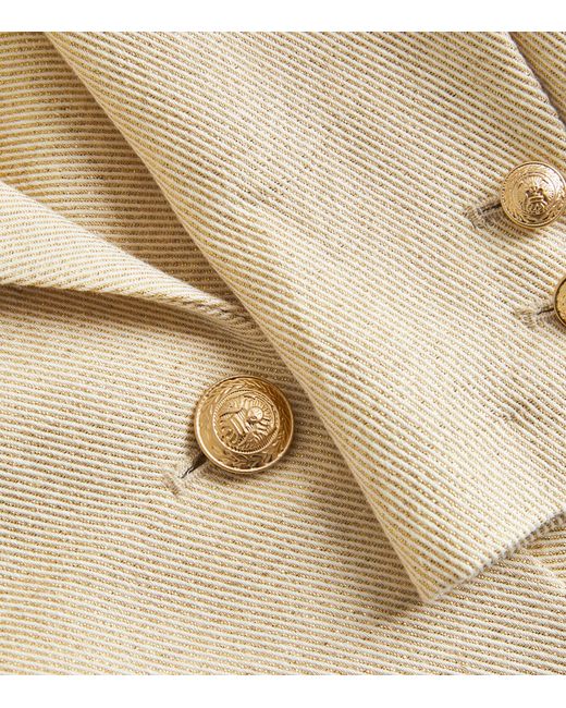 L'Agence Natural Linen-cotton Chamberlain Blazer