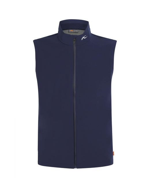 Kjus Blue Downswing Wind Vest for men