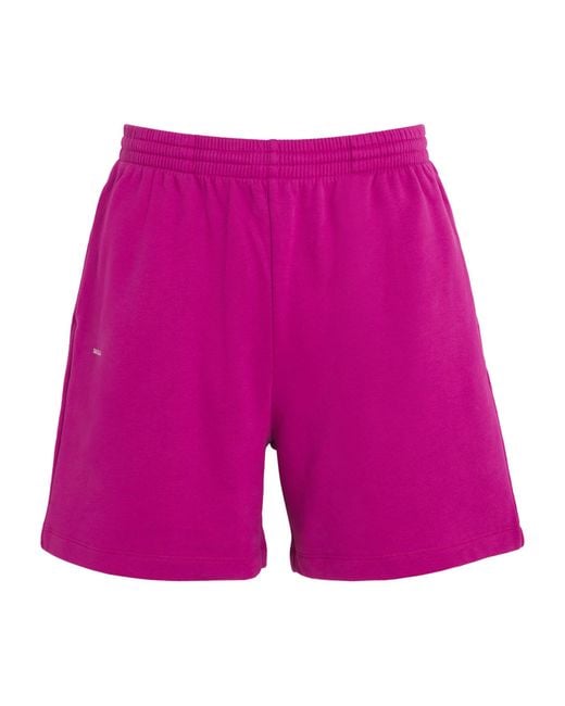 PANGAIA Purple Organic Cotton 365 Midweight Shorts