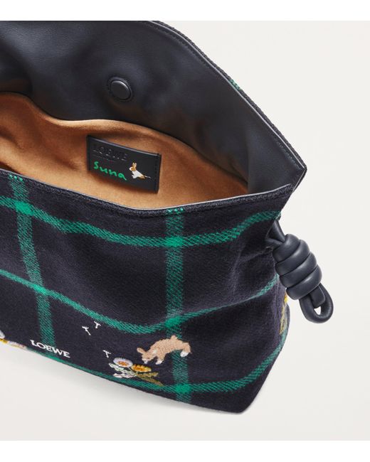 【関税・送料込み】 Suna Fujitaコラボ Flamenco Clutch Squid LOEWE x Suna Fujita Mini Leather Flamenco Clutch Bag