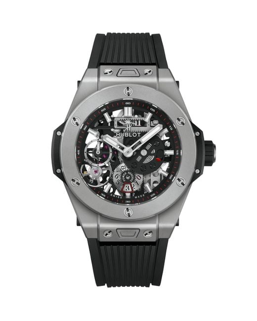 Hublot Gray Titanium Big Bang Meca-10 Watch for men