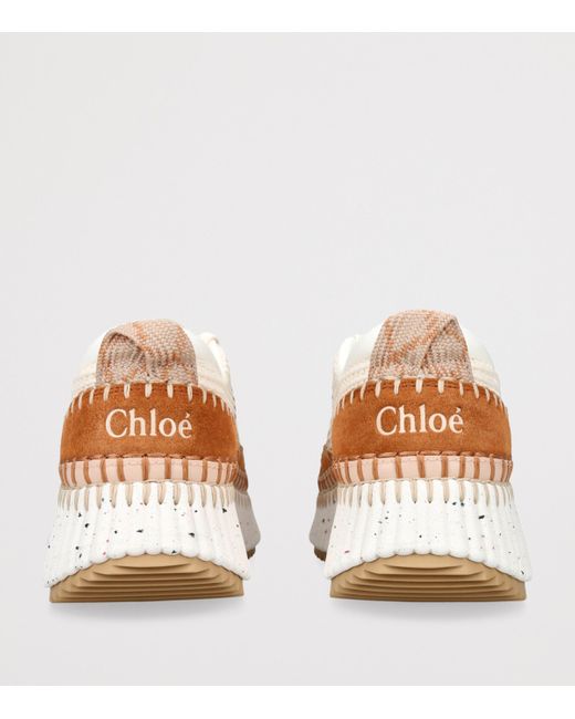 Chloé Natural Nama Runner Sneakers
