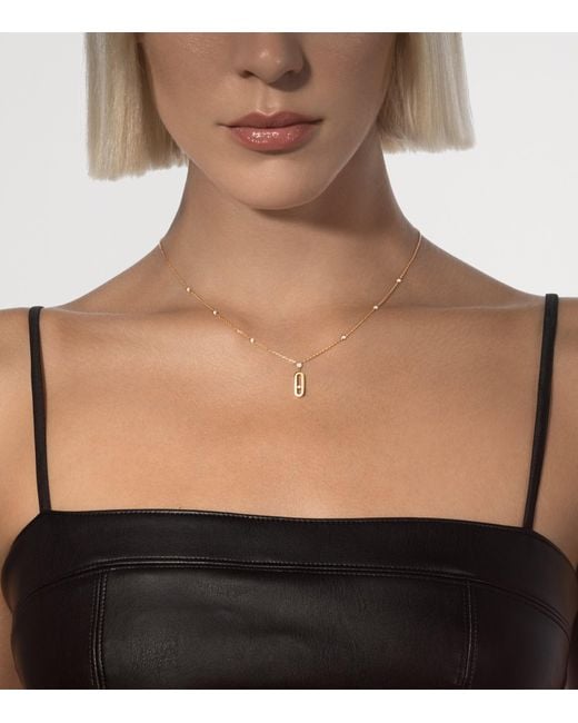 Messika Natural Move Uno And Diamond Necklace