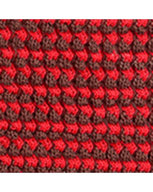 Alaïa Red Cotton Knit Tank Mini Dress