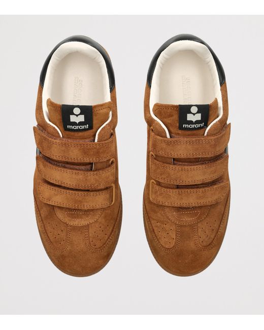 Isabel Marant Brown Suede Beth Sneakers