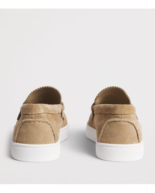 Christian Louboutin Natural The Harold I Suede Loafers for men
