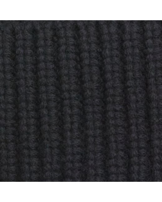 Maje Black Wool-Cashmere Clover Beanie