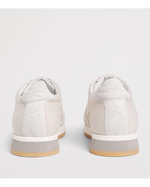 Isaia White Runner Sneakers for men