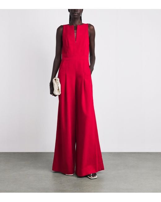 ME+EM Tailored Wide-Leg Jumpsuit