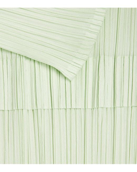 Pleats Please Issey Miyake Green Monthly Colors June Top