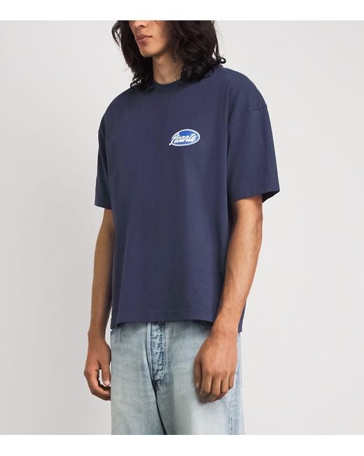 Picante Blue Organic Cotton Senna T-Shirt for men