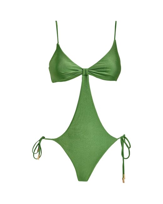 Cult Gaia Synthetic One-piece Swimsuit in Green | Lyst