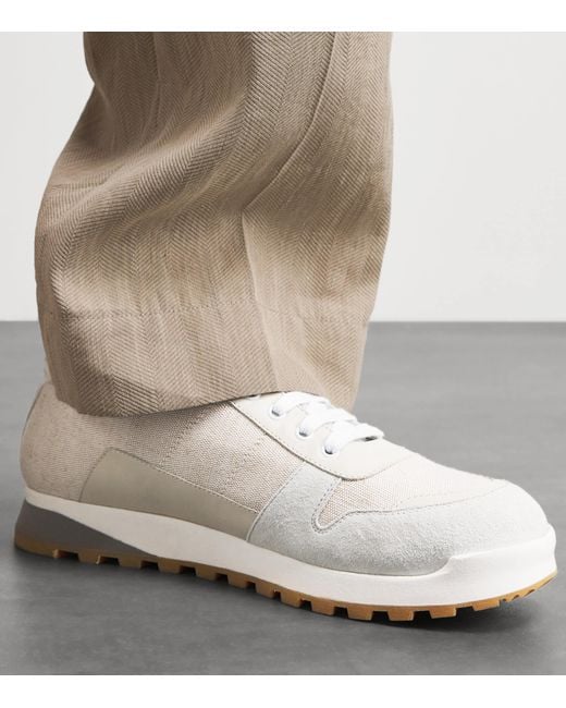 Isaia White Runner Sneakers for men