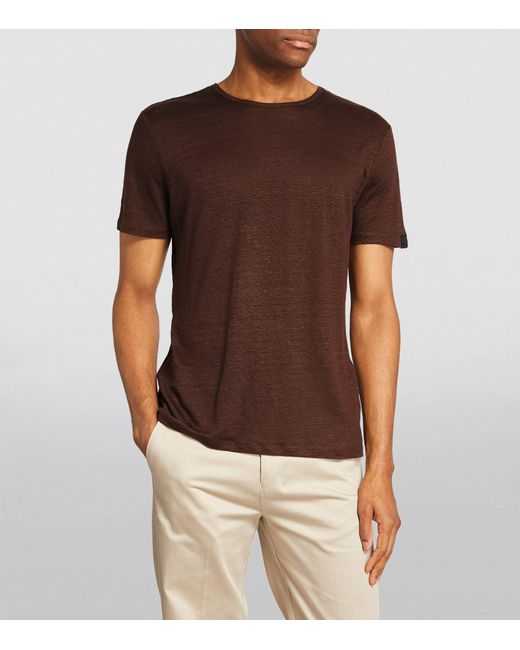 Rag & Bone Brown Linen T-shirt for men