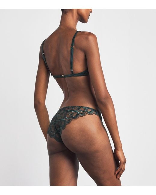 Coco De Mer Green Lace Arletta Soft Bra