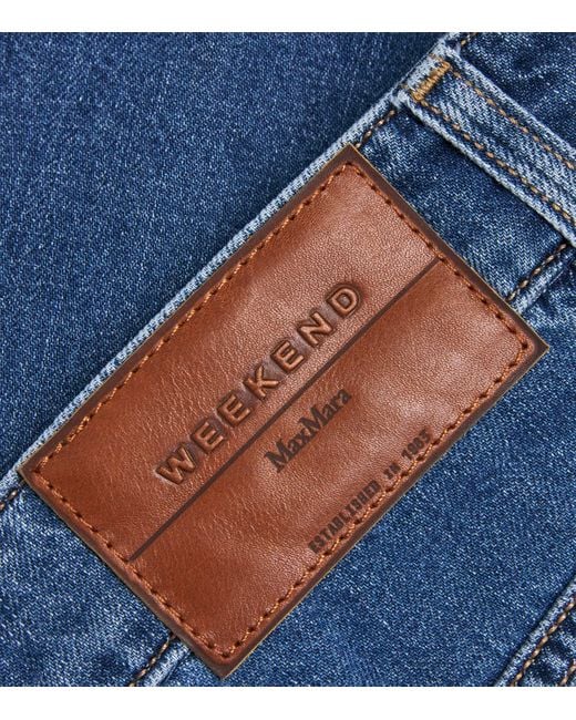 Weekend by Maxmara Blue Wide-Leg Jeans