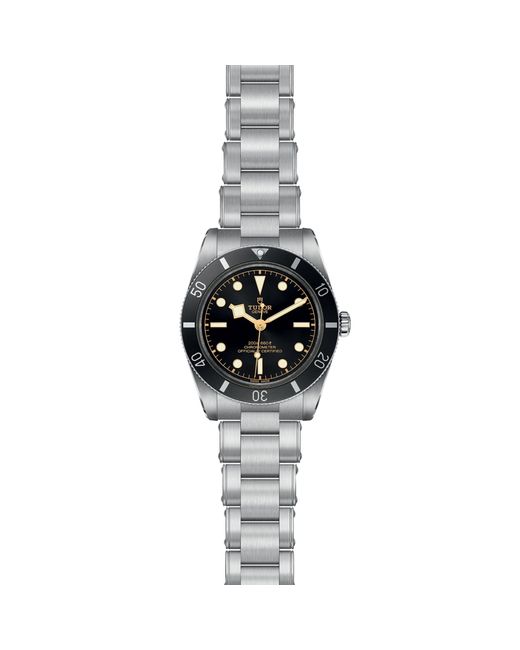 Tudor Metallic Stainless Steel Black Bay Automatic Watch 37mm