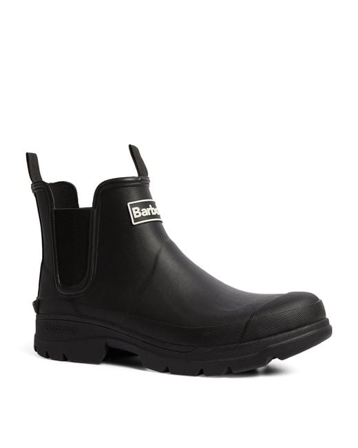 Barbour Black Nimbus Wellington Boots for men