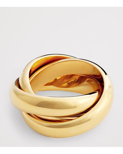 LIE STUDIO Metallic Plated The Sofie Ring