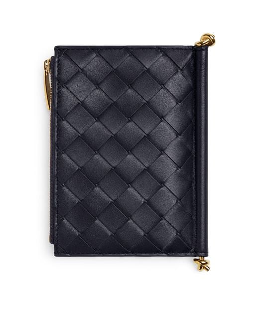 Bottega Veneta Blue Medium Leather Solstice Wallet