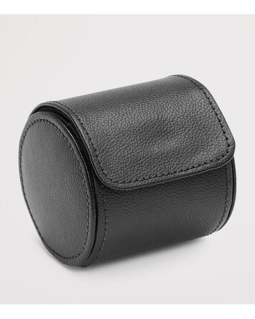Wolf Black British Racing Single Watch Roll