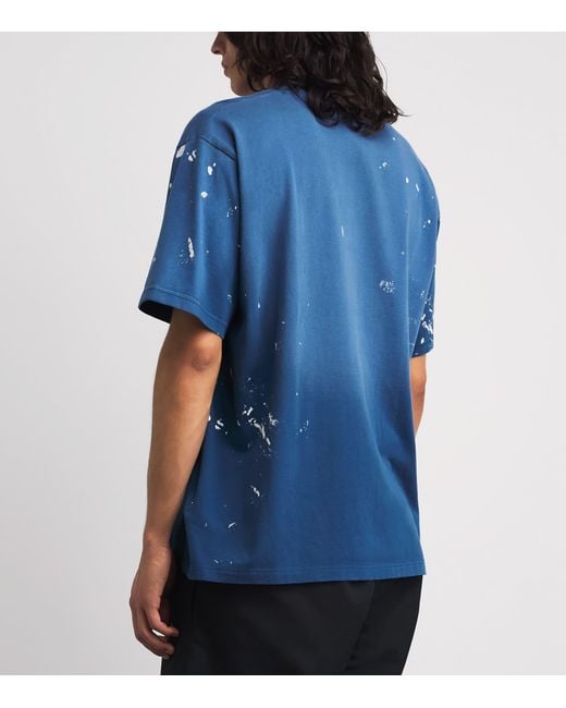 Adidas Blue X Songs For The Mute 7 Printed T-Shirt for men