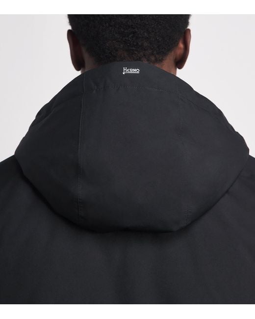 Herno Blue Down 2-Layer Gortex Parka for men