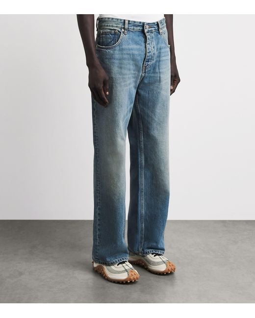 Won Hundred Blue Genoa Straight Jeans for men