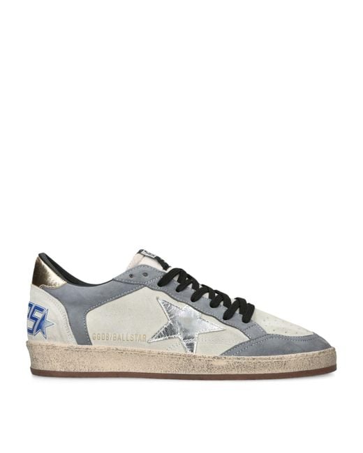 Golden Goose Deluxe Brand Brown Suede Ball Star Sneakers for men