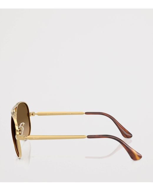 Ray-Ban Brown Rb3925 Aviator Max Sunglasses